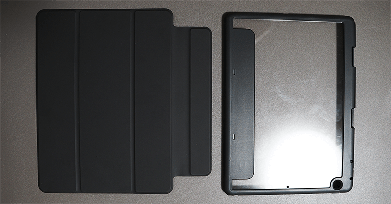 ipad第9世代おすすめペン収納ケース 7位：ESR iPad透明ハイブリッドケース