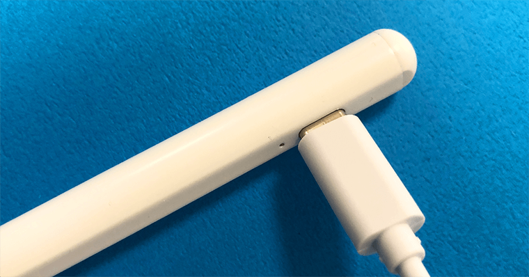 ApplePencilの代用のKINGONEスタイラスペン充電はUSBType-C