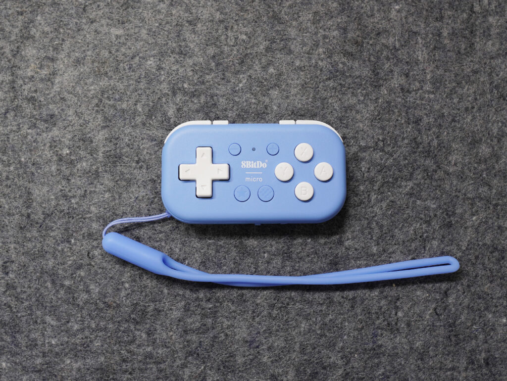8Bitdo Micro Bluetoothゲームパッド 同梱物・周辺部分