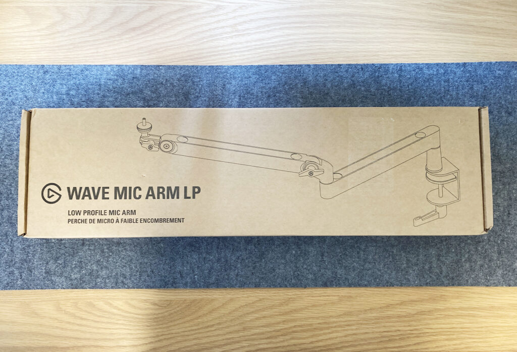 Elgato Wave Mic Arm LP同梱物と周辺部分の紹介