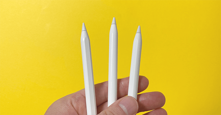 KINGONE2022タッチペン ApplePencilとのサイズ比較