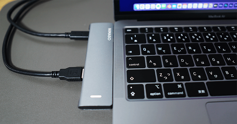 M1MacBookAirおすすめハブ写真