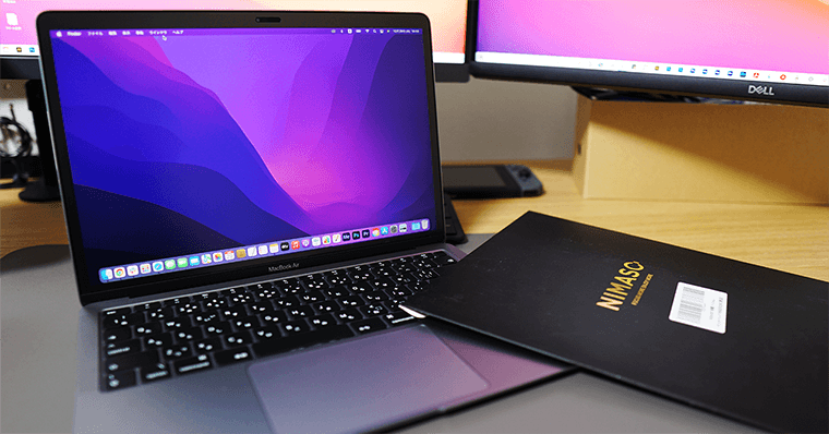 M1 MacBookAir NIMASOフィルム良き