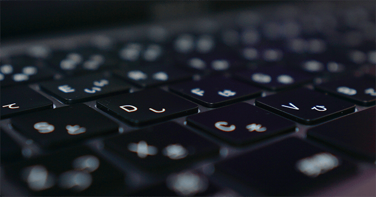 M1MacBookAirのキーボード