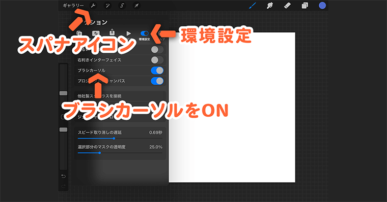 Procreate 環境設定