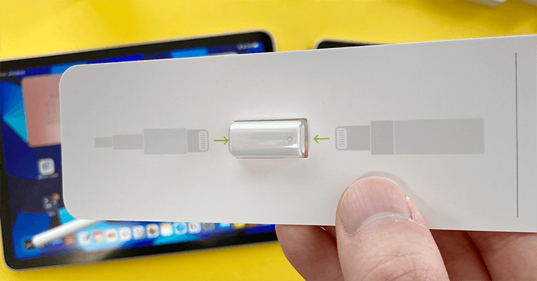 ApplePencil第1世代の使い方 付属端子で充電可能