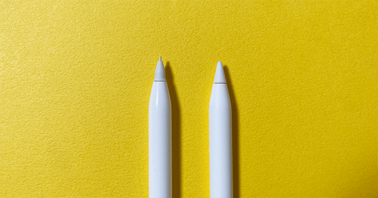 ApplePencilのペン先交換 ELECOM 交換用極細ペン先 太さ1mm
