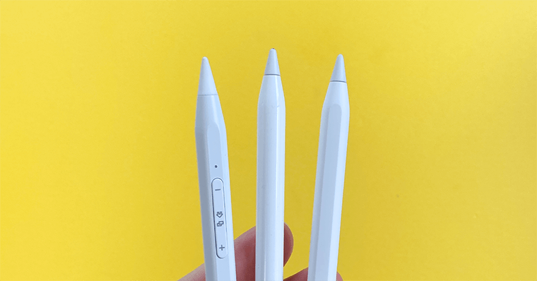 CiscleタッチペンApplePencilとのペン先比較