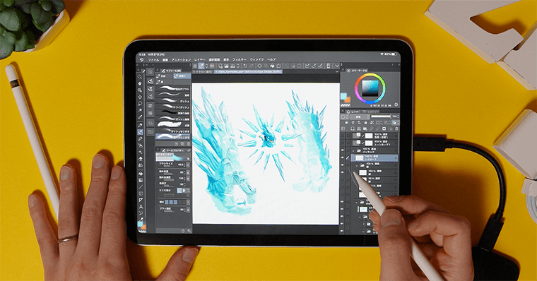 iPad第10世代性能チェック 高解像度イラスト 