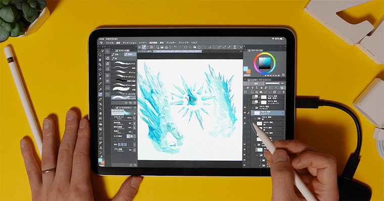 iPad第10世代性能チェック 高解像度イラスト