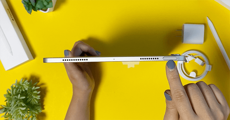 iPadAir第4世代 周辺部分の紹介 上面