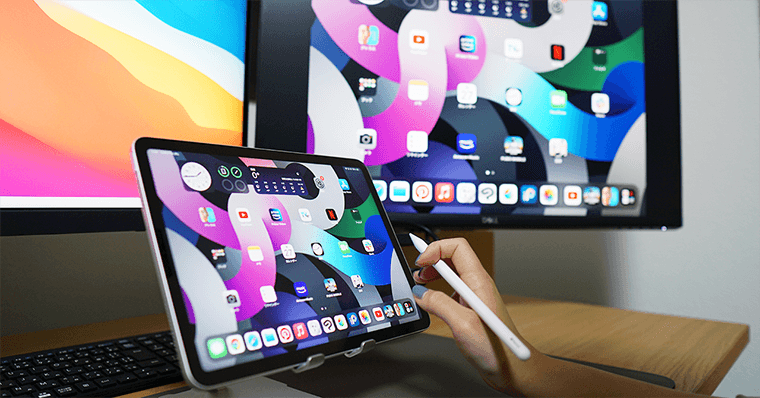 iPadAir第4世代 外部デバイスに接続