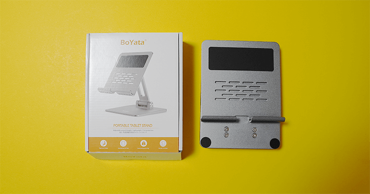 BoYata iPad用ポータブルタブレットスタンド 同梱物
