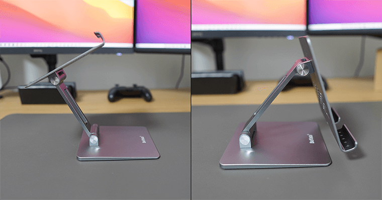 BoYata iPad用ポータブルタブレットスタンド 角度