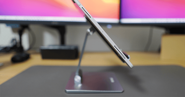BoYata iPad用ポータブルタブレットスタンド メリット2 安定感がすごい