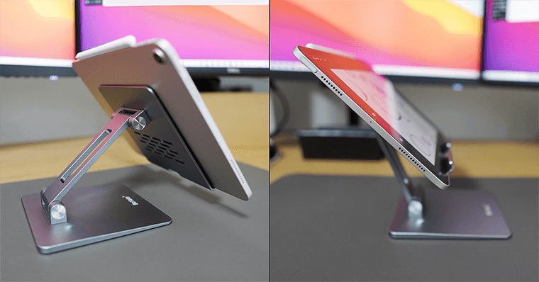BoYata iPad用ポータブルタブレットスタンド メリット4 自在な角度調整